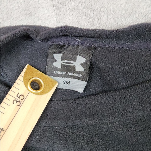 UNDER ARMOUR FLEECE CREW BLACK‎ SMALL - Picture 5 of 5